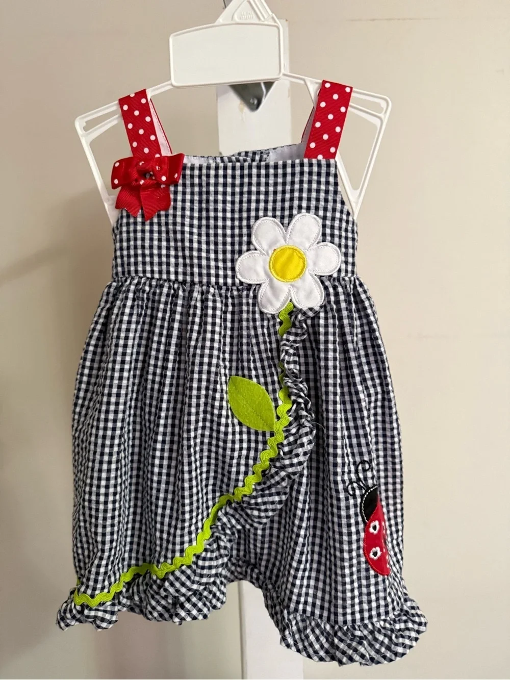 Emily Rose Lady Bug Sundress & Diaper Cover